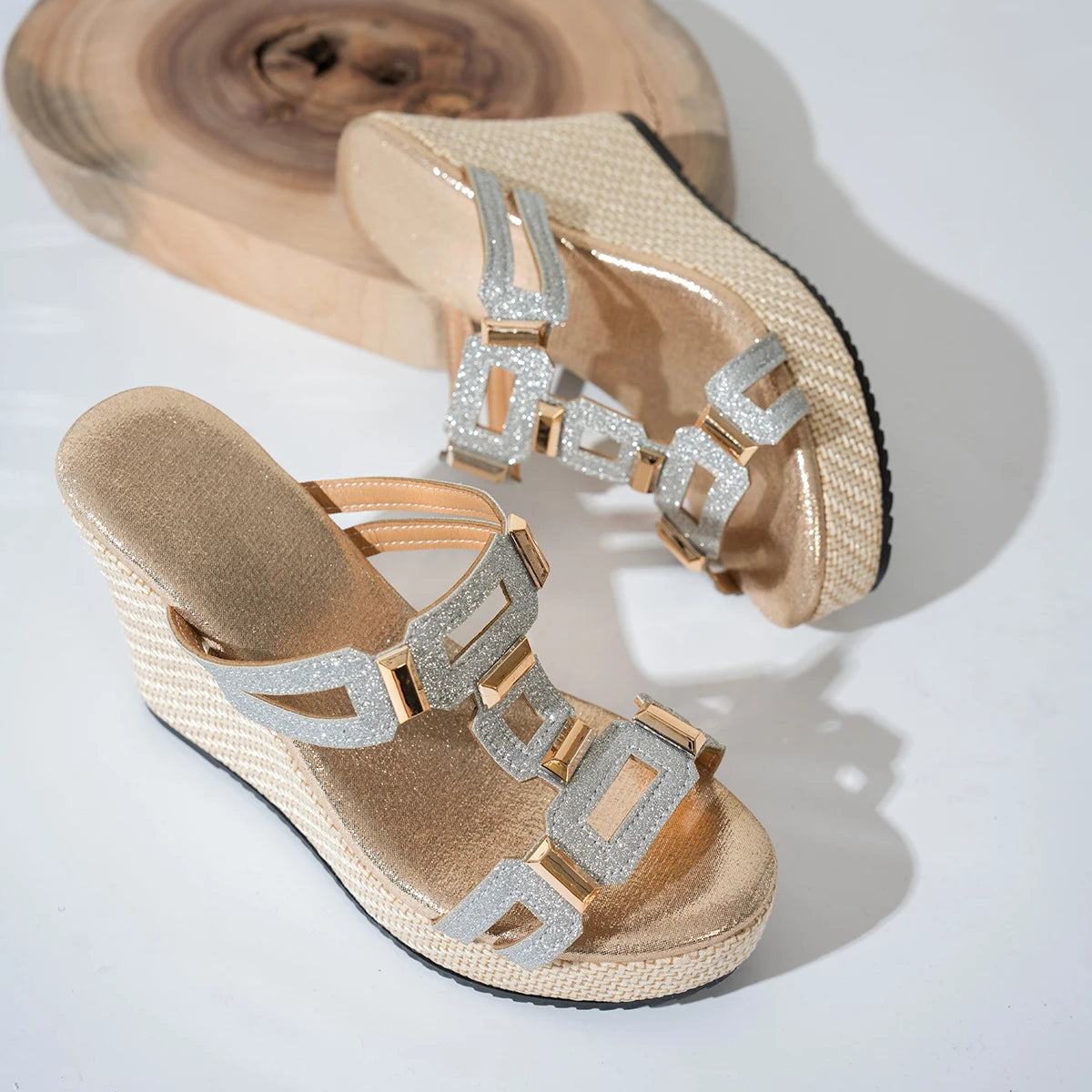 Chaussures de danse femme paillettes — Géraldine - semelle
