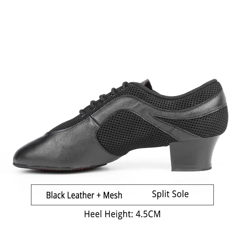Chaussures de salsa homme leather add mesh — Nour - vue 3/4