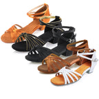Chaussures de salsa femme satin — Scherzo