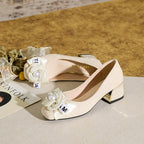 Chaussures de danse femme strass — Stéphanie - vue arrière