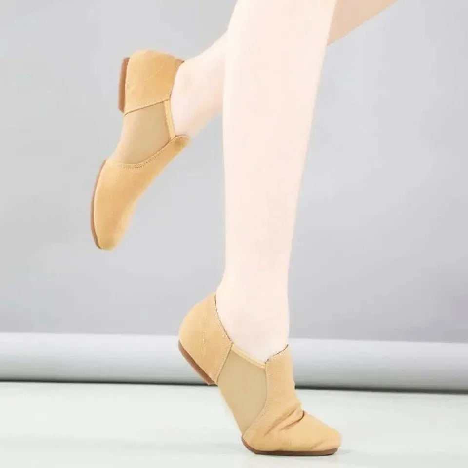 Chaussures de salsa femme camel outdoor — Rosa - vue de profil
