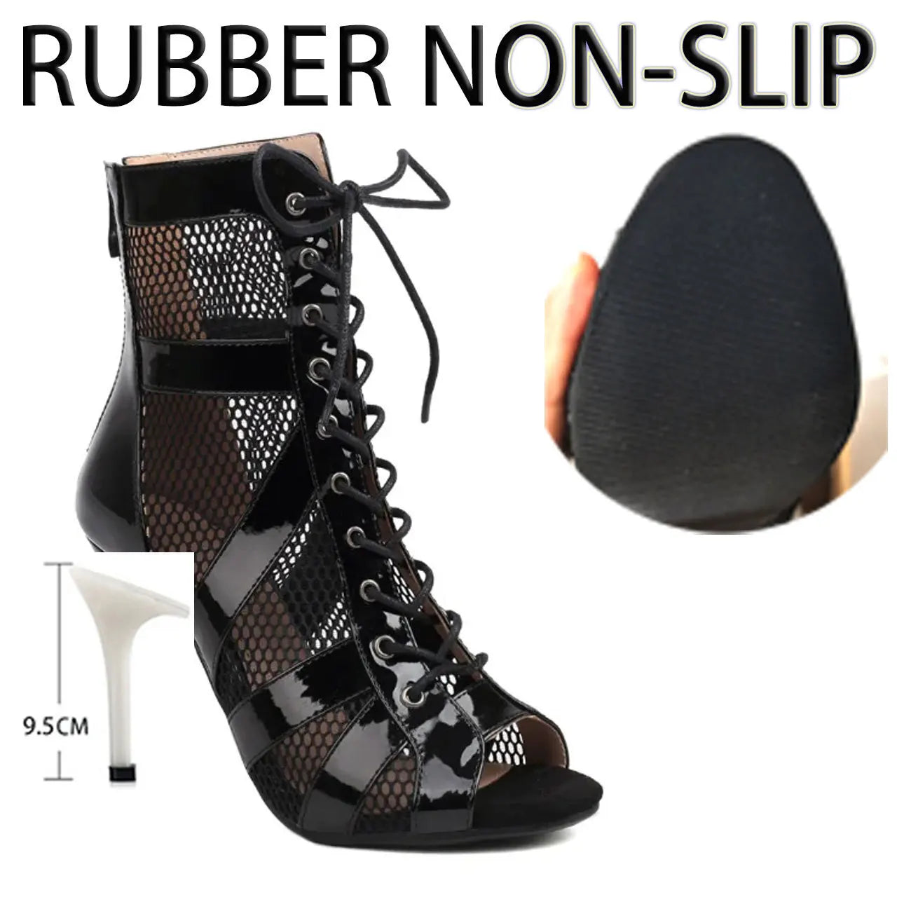 Chaussures de salsa femme daim — Irene - vue 15