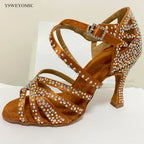 Chaussures de salsa femme strass — Claudia - vue arrière