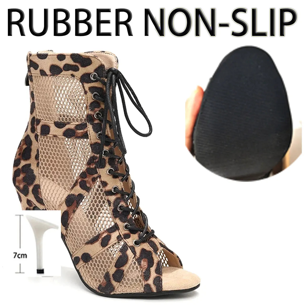 Chaussures de salsa femme daim — Irene - vue 13