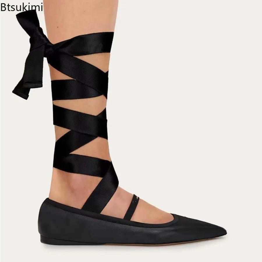 Chaussons de danse classique femme — Montréal - vue de profil