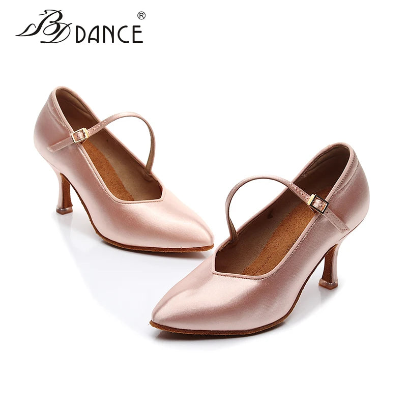 Chaussures de salsa femme satin — Serena