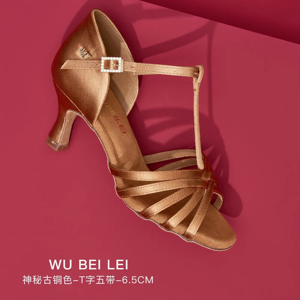 Souliers de danse latine femme — Sibley - vue extérieure