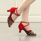 Souliers de danse latine femme — Arabesque - détail