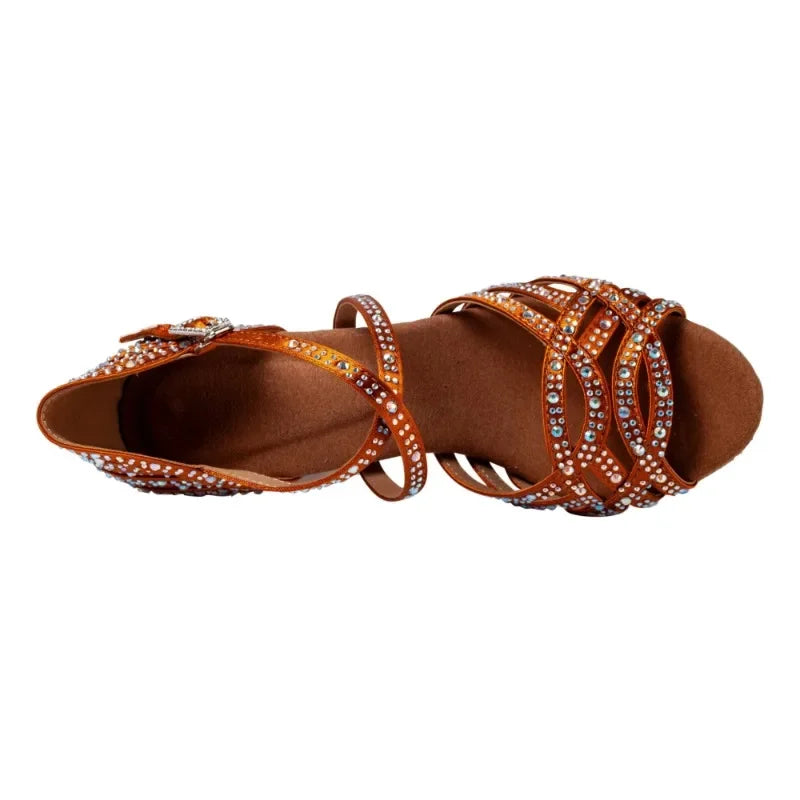 Chaussures de salsa femme strass — Buleria - détail