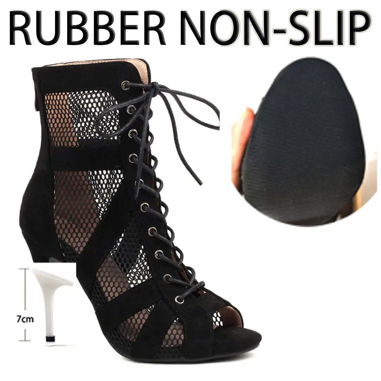 Chaussures de salsa femme daim — Irene - vue 16