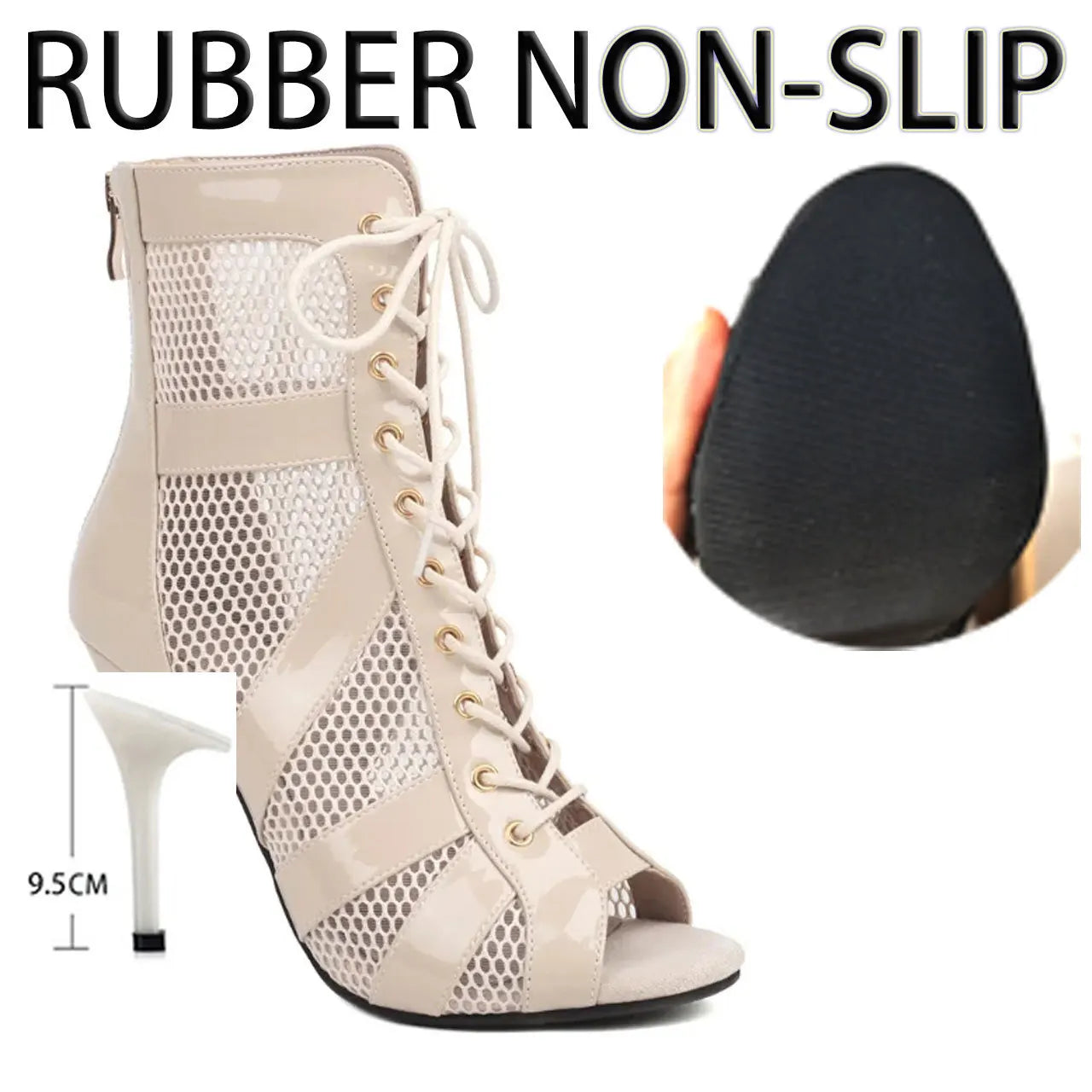 Chaussures de salsa femme daim — Irene - vue intérieure