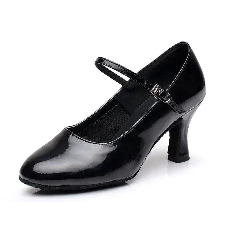 Chaussures de salsa femme cuir verni — Aurore - vue 3/4