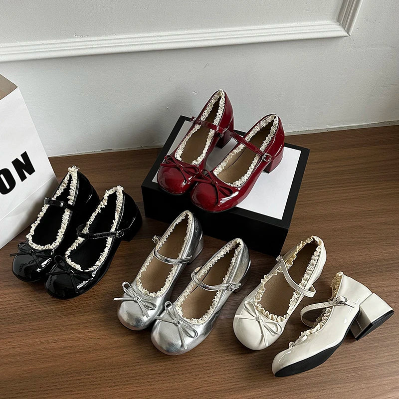 Chaussures de danse femme cuir verni — Valeriya - semelle