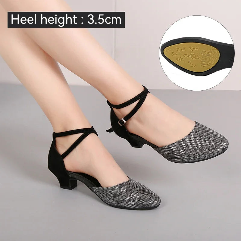 Chaussures de salsa femme — Jasmin - vue extérieure