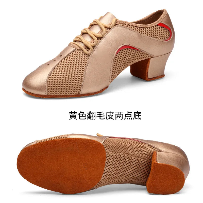 Souliers de danse latine femme — Nuria - vue 3/4