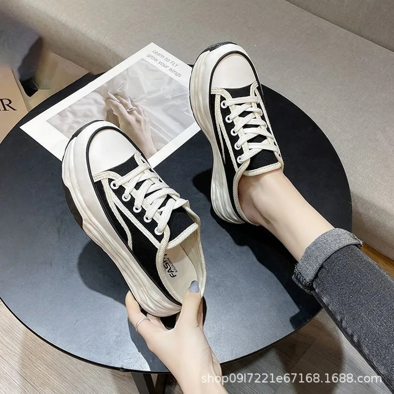 Chaussons de danse classique femme toile — Nadège