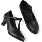Chaussures de salsa femme — Emilio - vue de profil