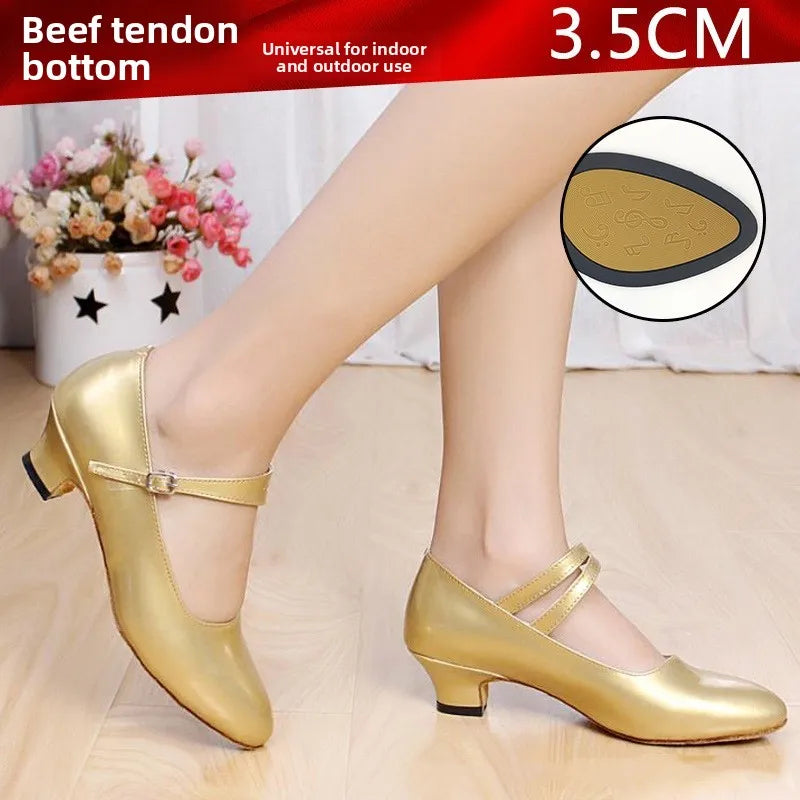 Chaussures de salsa femme cuir verni — Bilbao - vue 12