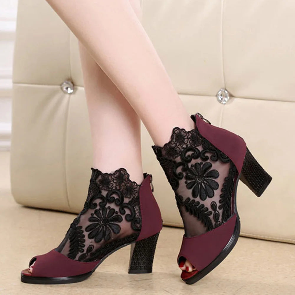 Chaussures de salsa femme 1 — Somova - vue de profil