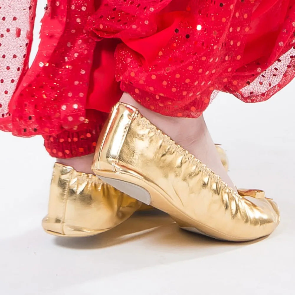 Chaussures de danse enfant beige — Randa - vue arrière