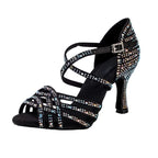 Chaussures de salsa femme strass — Buleria - vue de profil