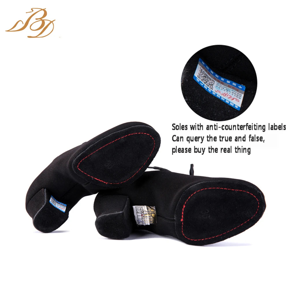 Souliers de tango femme t1-b points soles — Juliette - détail