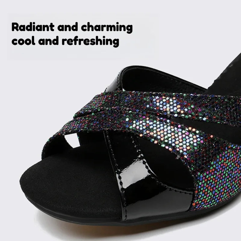 Chaussures de salsa femme — Graziella - vue arrière