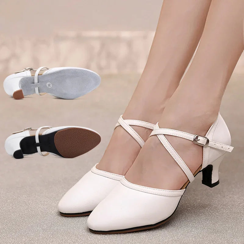 Chaussures de salsa femme — Katya - vue de profil