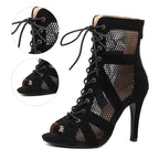 Chaussures de salsa femme daim — Irene - semelle