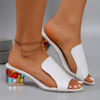 Chaussures de danse femme — Glycine - vue de profil