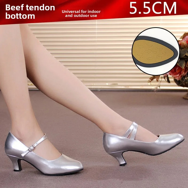 Chaussures de salsa femme cuir verni — Bilbao - vue 16