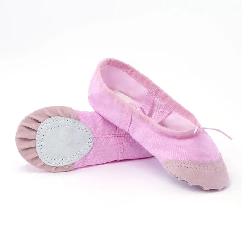 Chaussons de danse classique femme toile — Daria - semelle