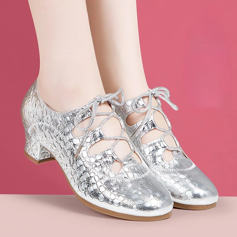 Souliers de danse latine femme — Orietta - vue arrière