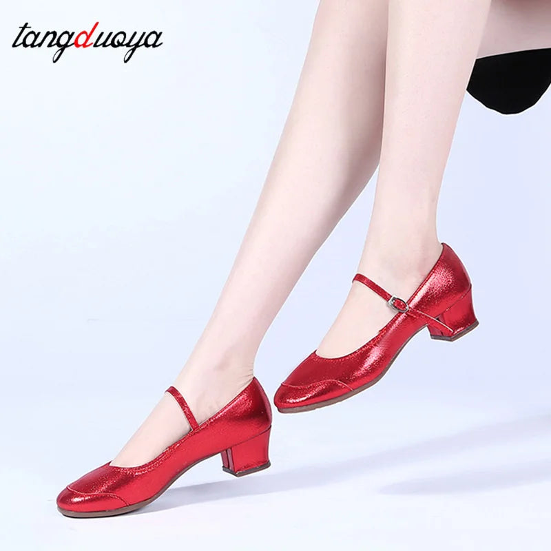 Chaussures de salsa femme — Macarena - vue de profil