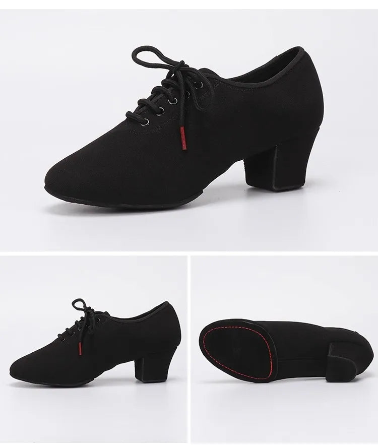 Souliers de tango femme t1-b points soles — Juliette - vue rapprochée