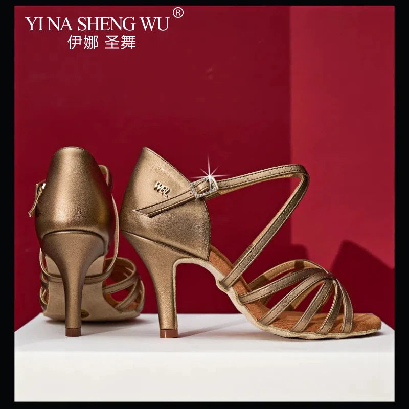 Souliers de danse latine femme — Thibon - vue arrière