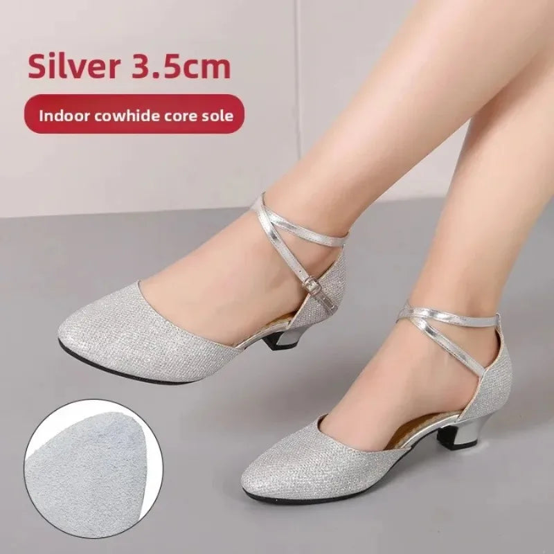 Chaussures de salsa femme paillettes — Presentacion - vue 13