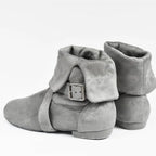 Chaussures de salsa femme daim, modèle Florence, coloris gris