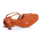 Chaussures de salsa femme daim — Frappé