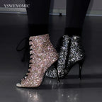 Chaussures de salsa femme paillettes — Zinaida