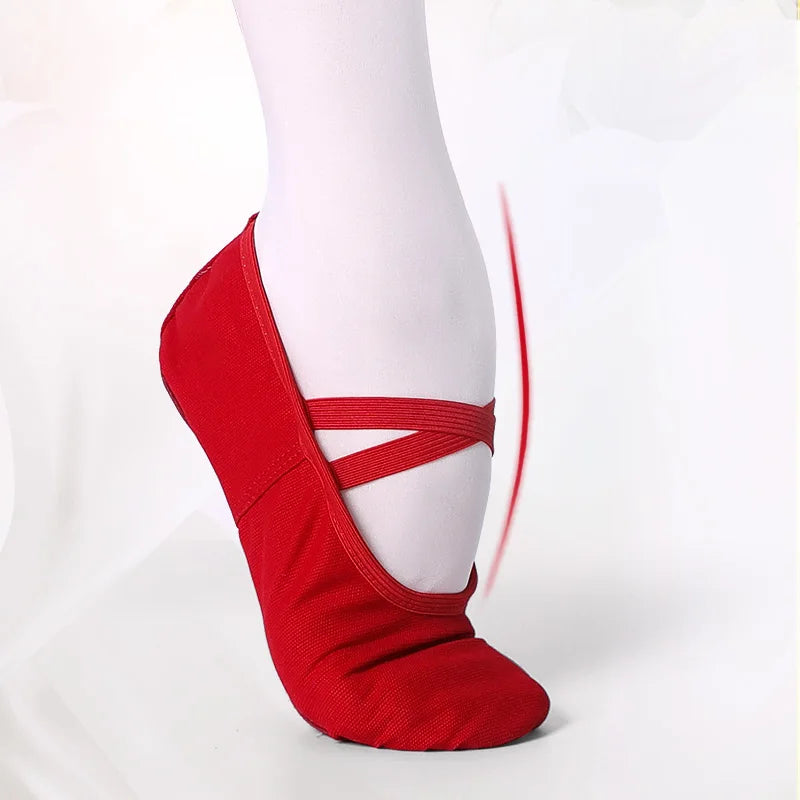 Chaussons de danse classique femme toile — Wendy - détail