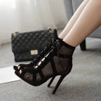 Chaussures de salsa femme noir — Milonga - détail