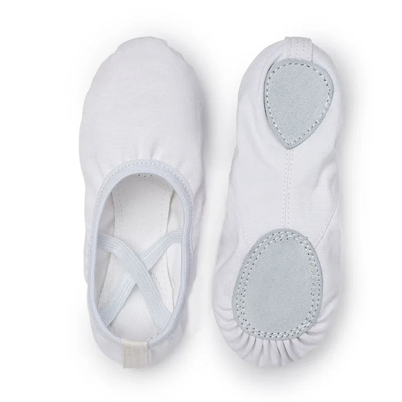 Chaussons de danse classique femme toile — Daria - vue extérieure