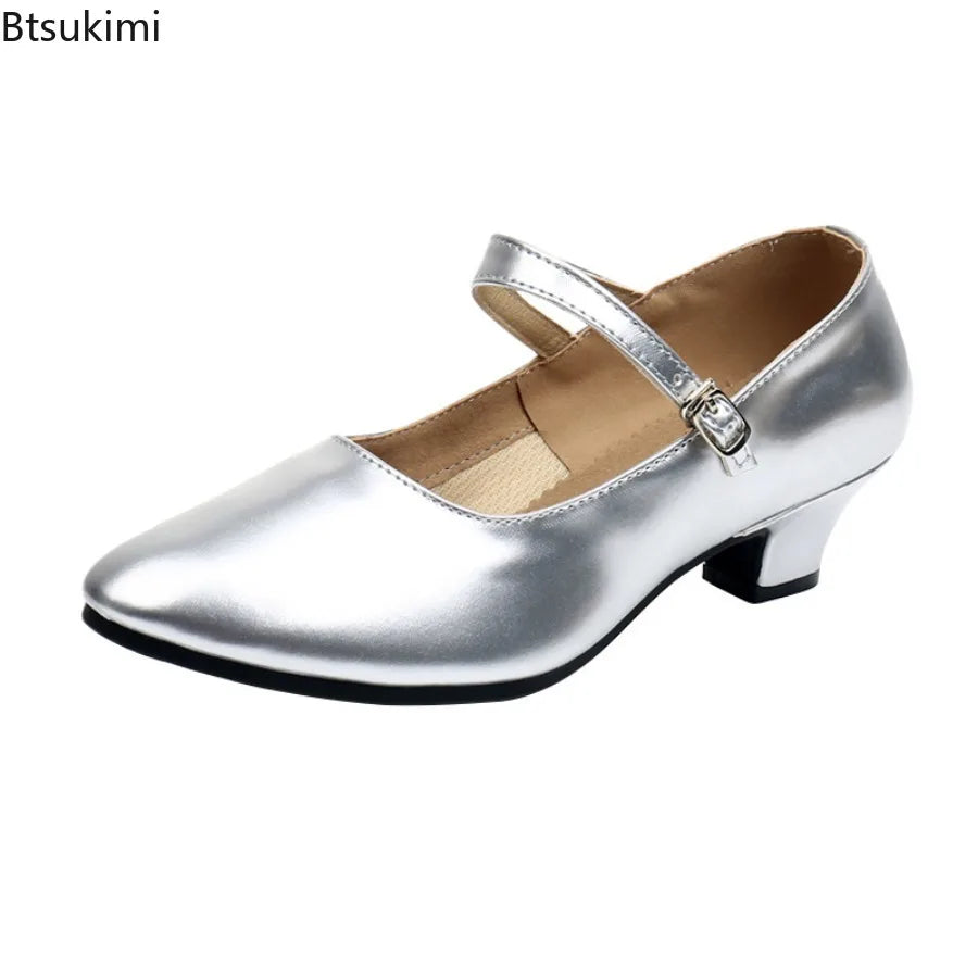 Chaussures de salsa femme cuir verni — Bilbao - semelle