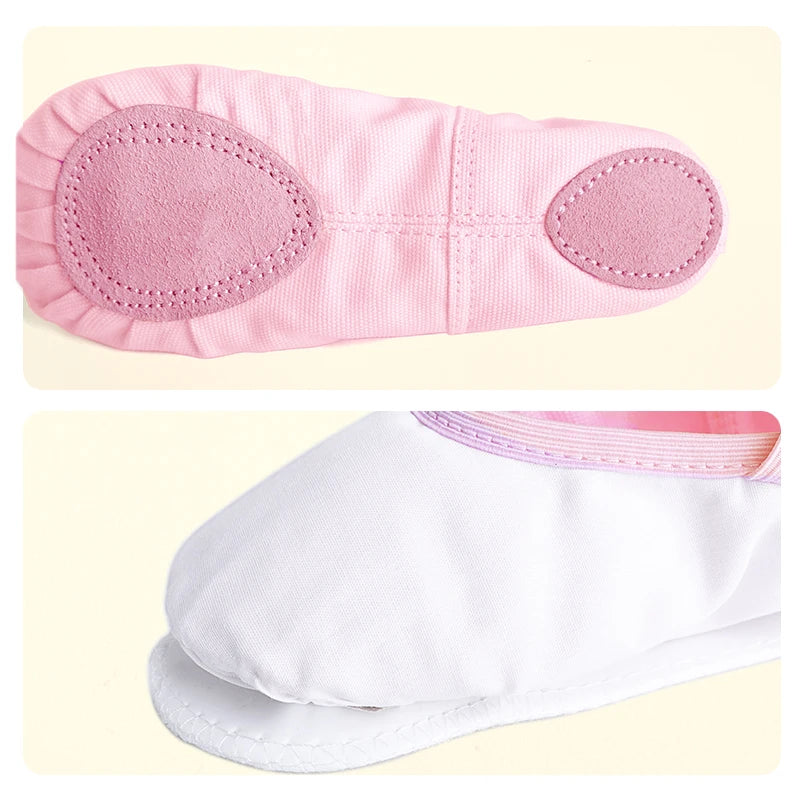 Chaussons de danse classique femme toile — Wendy - semelle