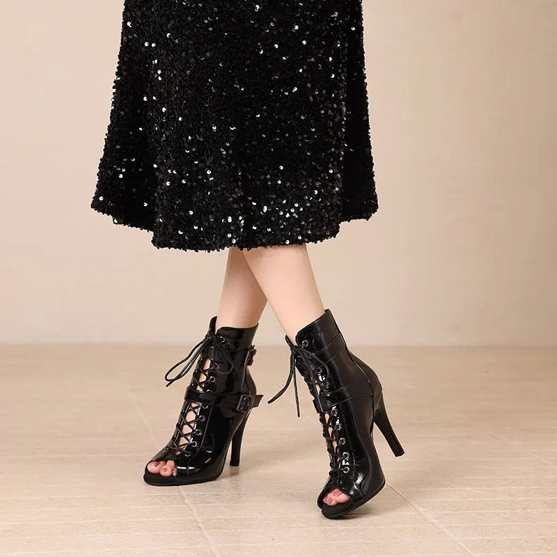 Souliers de danse latine femme — Thalie - vue arrière