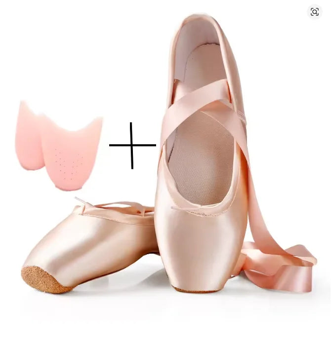 Chaussons de danse classique femme satin — Gemma - vue 3/4