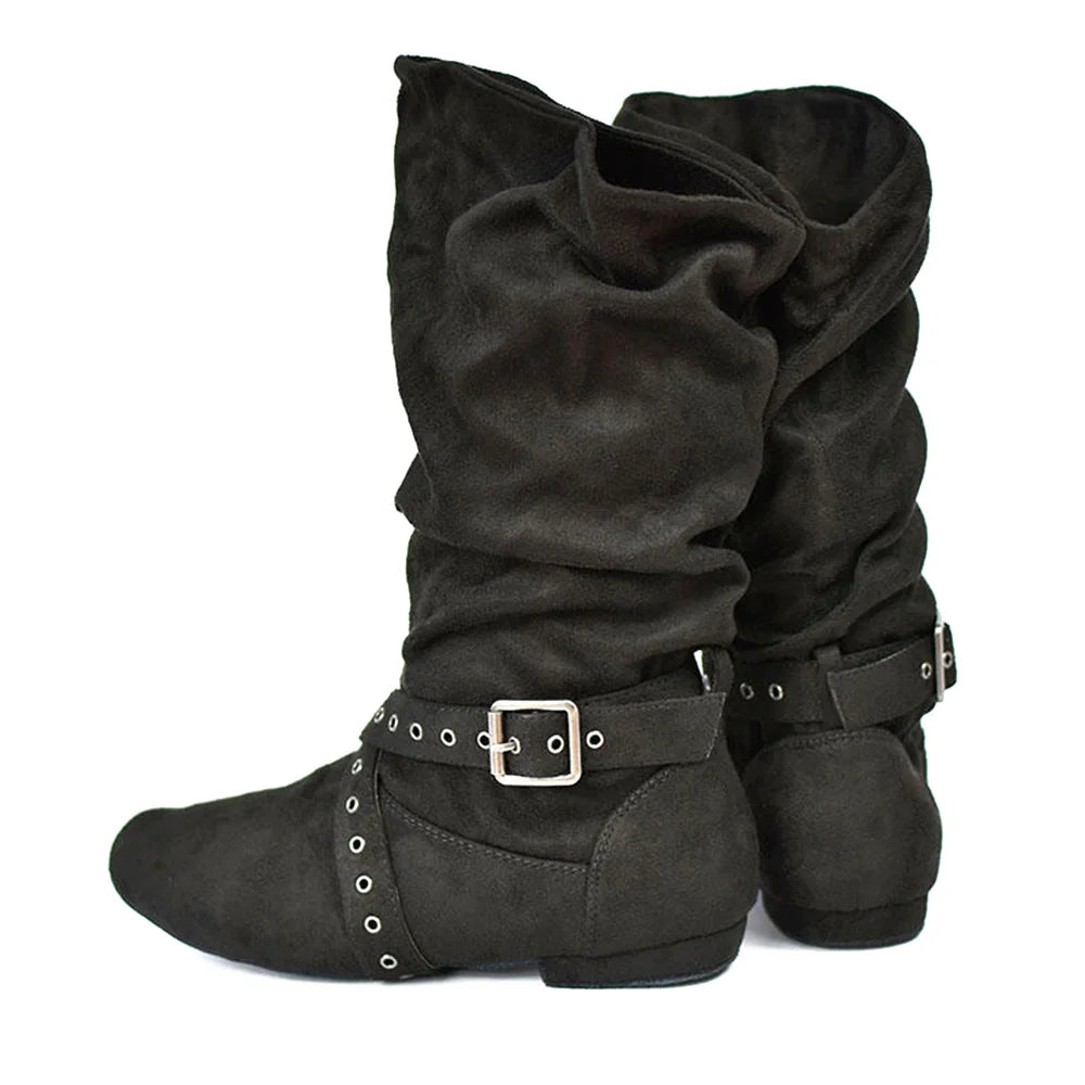 Chaussures de salsa femme daim — Carlos - vue extérieure