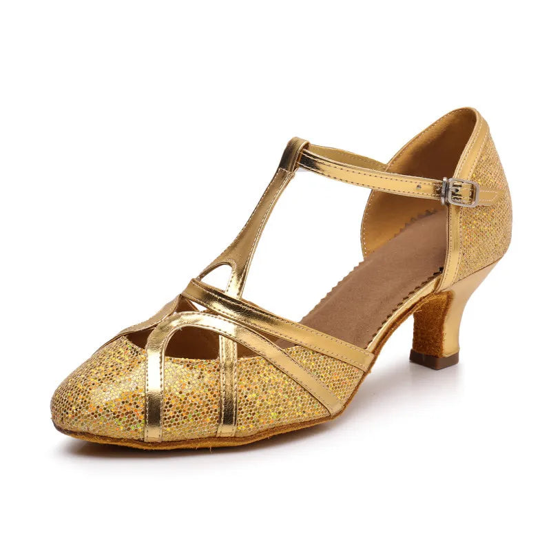 Chaussures de salsa femme paillettes — Tatiana - vue 11