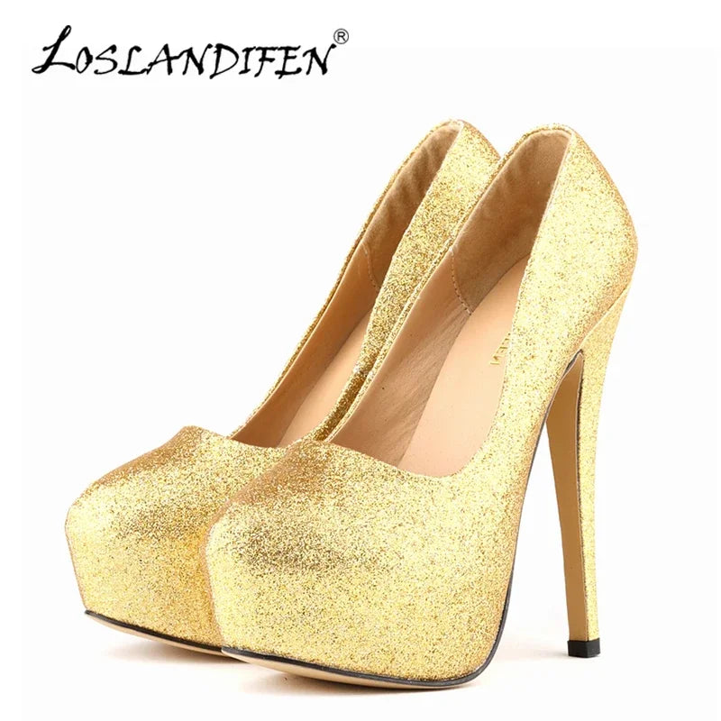 Chaussures de danse femme paillettes — Isabelle